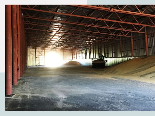 Строительство зернохранилищ в Каспийске