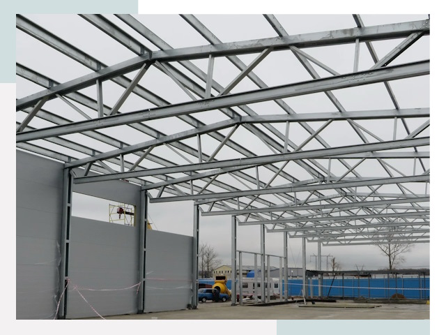 Строительство складов в Каспийск от 611 руб. за м²