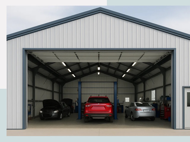 Ангары из сэндвич панелей от 611 руб. в Каспийск