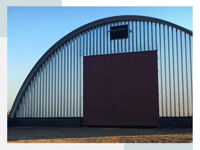Бескаркасные ангары в Каспийске
