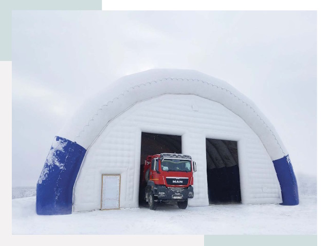 Мобильные ангары в Каспийске