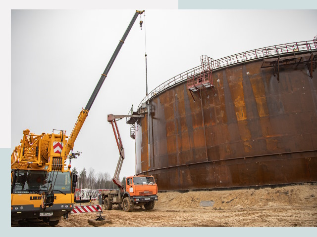 Монтаж резервуаров в Каспийске от 611 руб. за м³