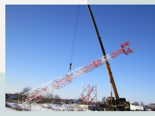 Строительство башен связи в Каспийске от 611 руб.