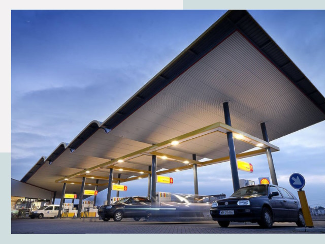 Навесы для АЗС в Каспийск от 611 руб. - Защита и комфорт