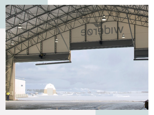 Ворота для ангаров в Каспийске